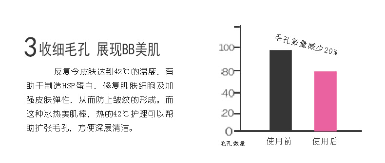 冷热美容仪 紧致肌肤按摩美颜器 张开毛孔 紧闭毛孔 KD-121