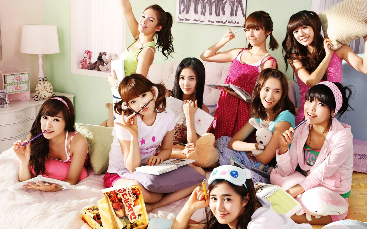 韩风整容时代–少女时代(Girls’ Generation)出道前后的惊悚对比