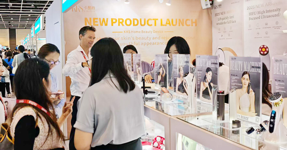 卡酷尚KKS家用美容仪惊艳亮相2025香港亚太美容展